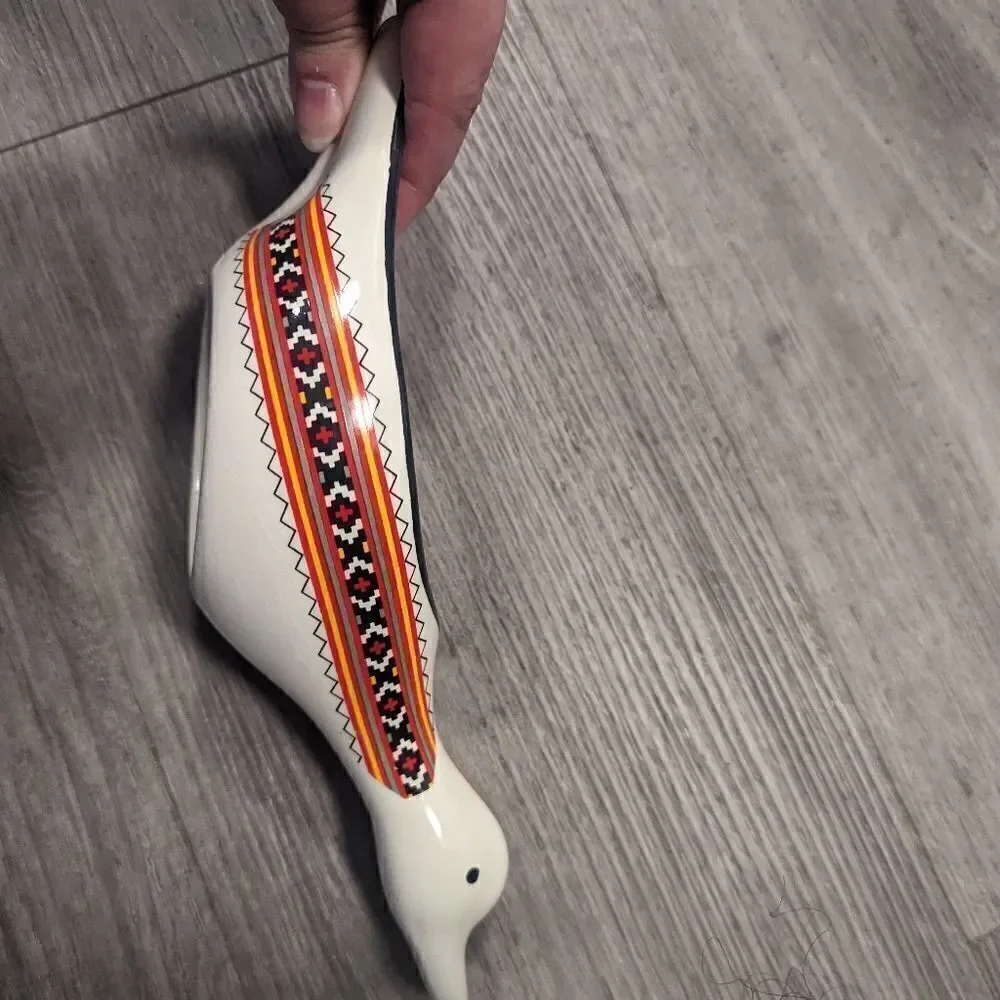 Handmade Ukrainian Goose Pottery Dish From Canada - Picture 4 of 9